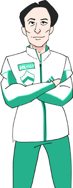 原晋監督のイラスト