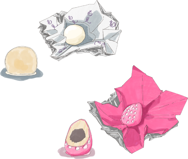 菓匠花見｜白鷺宝のイラスト