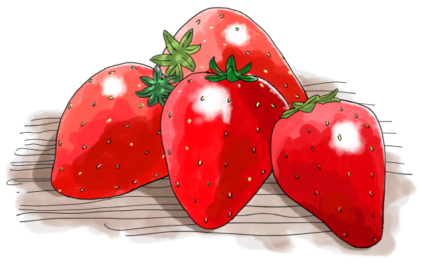 イチゴのイラスト