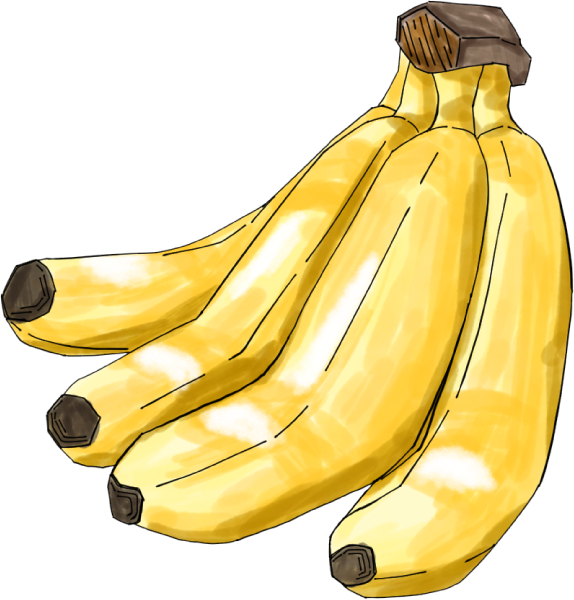 バナナのイラスト
