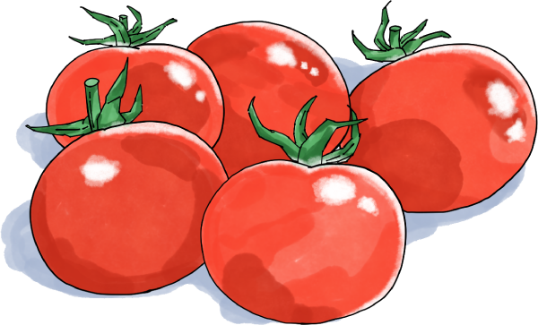 トマトのイラスト