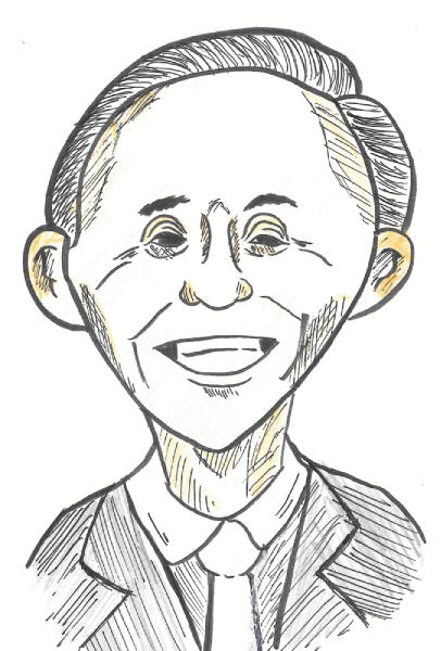 菅義偉さんのイラスト