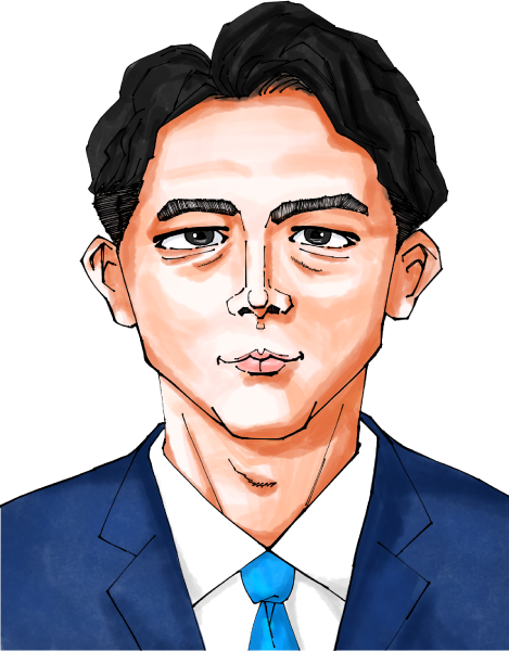 小泉進次郎さんのイラスト