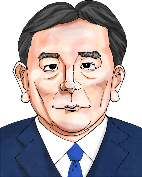 枝野幸男さんのイラスト