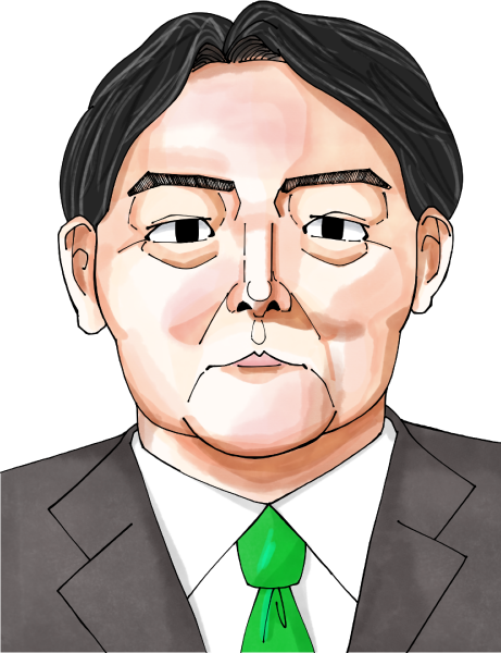 林芳正さんのイラスト