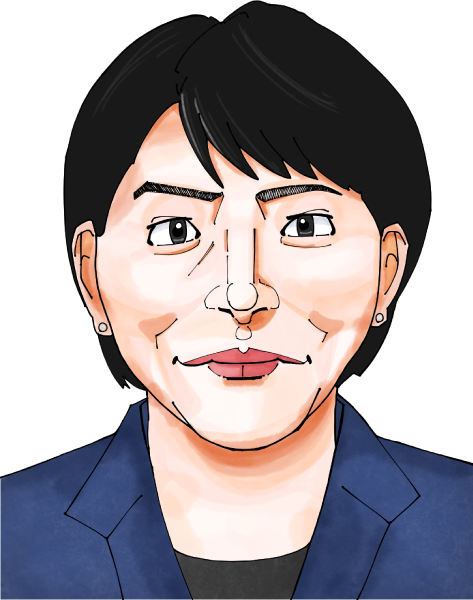 高市早苗さんのイラスト