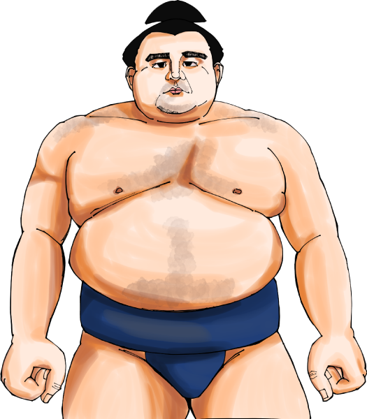 高安関のイラスト