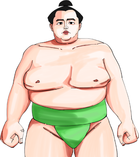 琴櫻関のイラスト