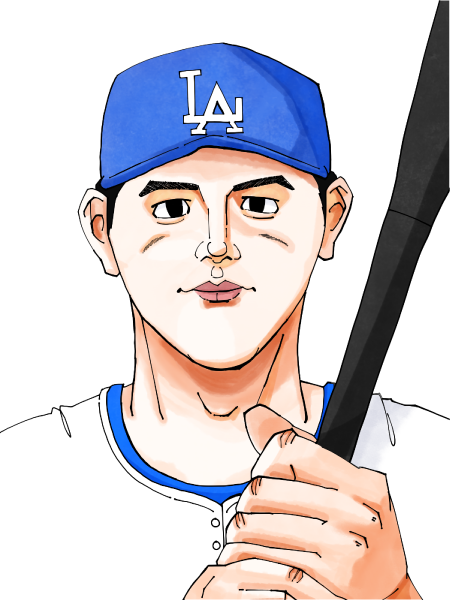 大谷翔平さんのイラスト