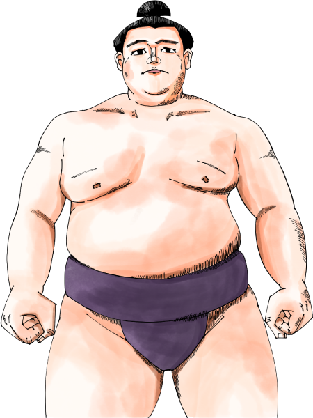 王鵬関のイラスト