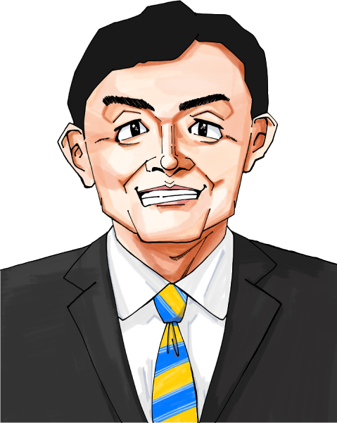 玉木雄一郎さんのイラスト