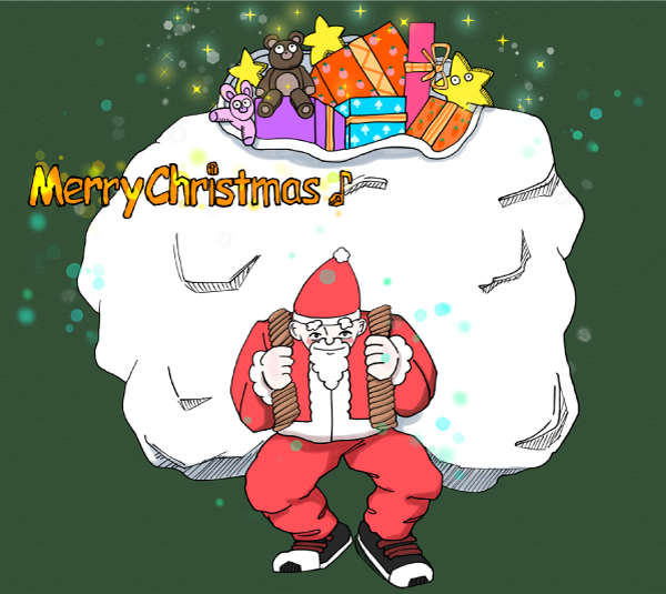 クリスマスをイメージしたイラスト