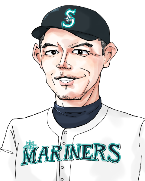 イチローさんのイラスト