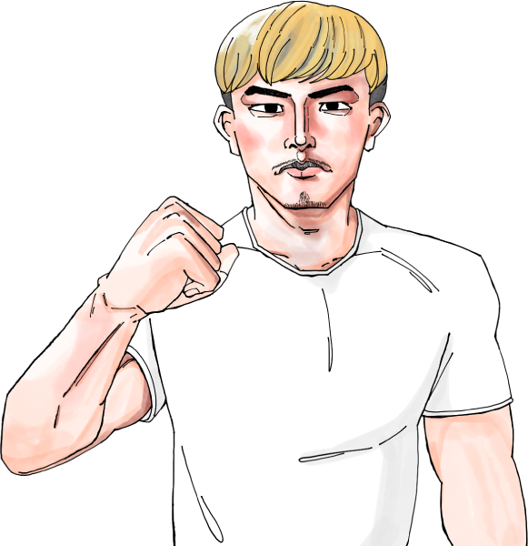 井岡一翔さんのイラスト