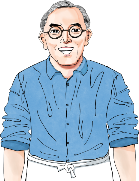 土井善晴さんのイラスト