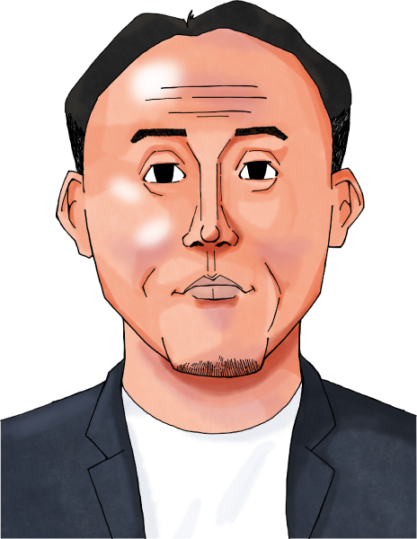 FC町田ゼルビア黒田剛監督のイラスト