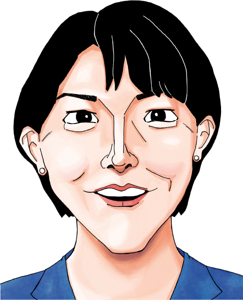 高市早苗さんのイラスト