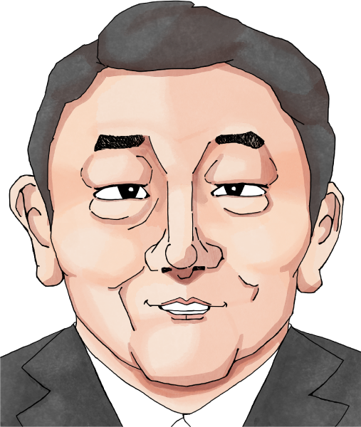 茂木敏充さんのイラスト