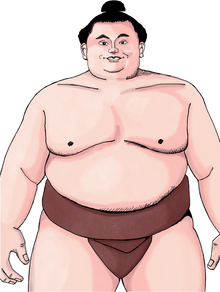 隆の勝関のイラスト