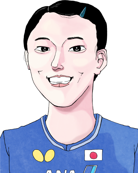 張本美和さんのイラスト