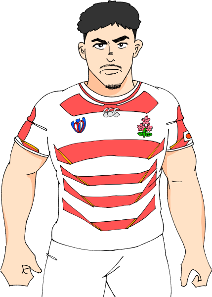 姫野和樹選手のイラスト