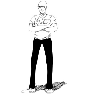 トム・ホ一バスHCのイラスト