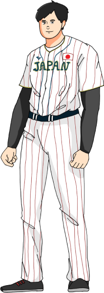 大谷翔平さんのイラスト