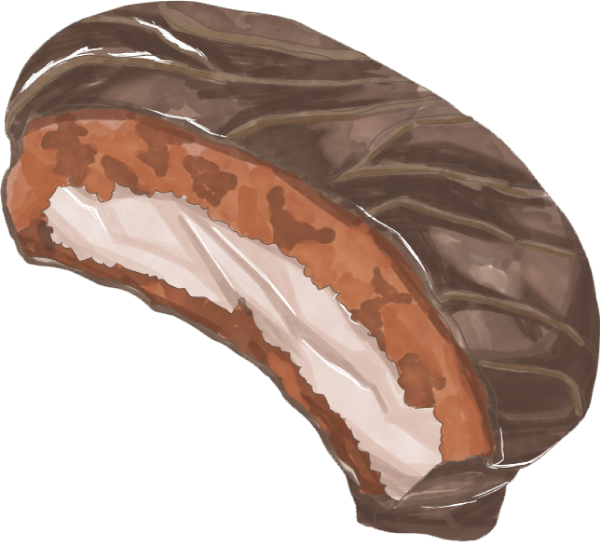 森永製菓ガトーショコラのイラスト