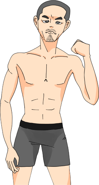 井岡一翔さんのイラスト