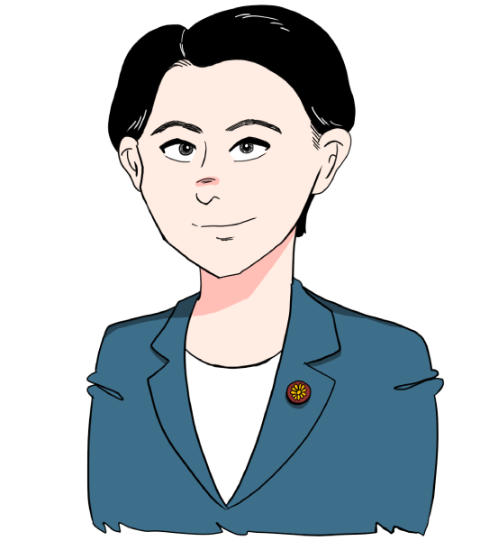 小渕優子さんのイラスト
